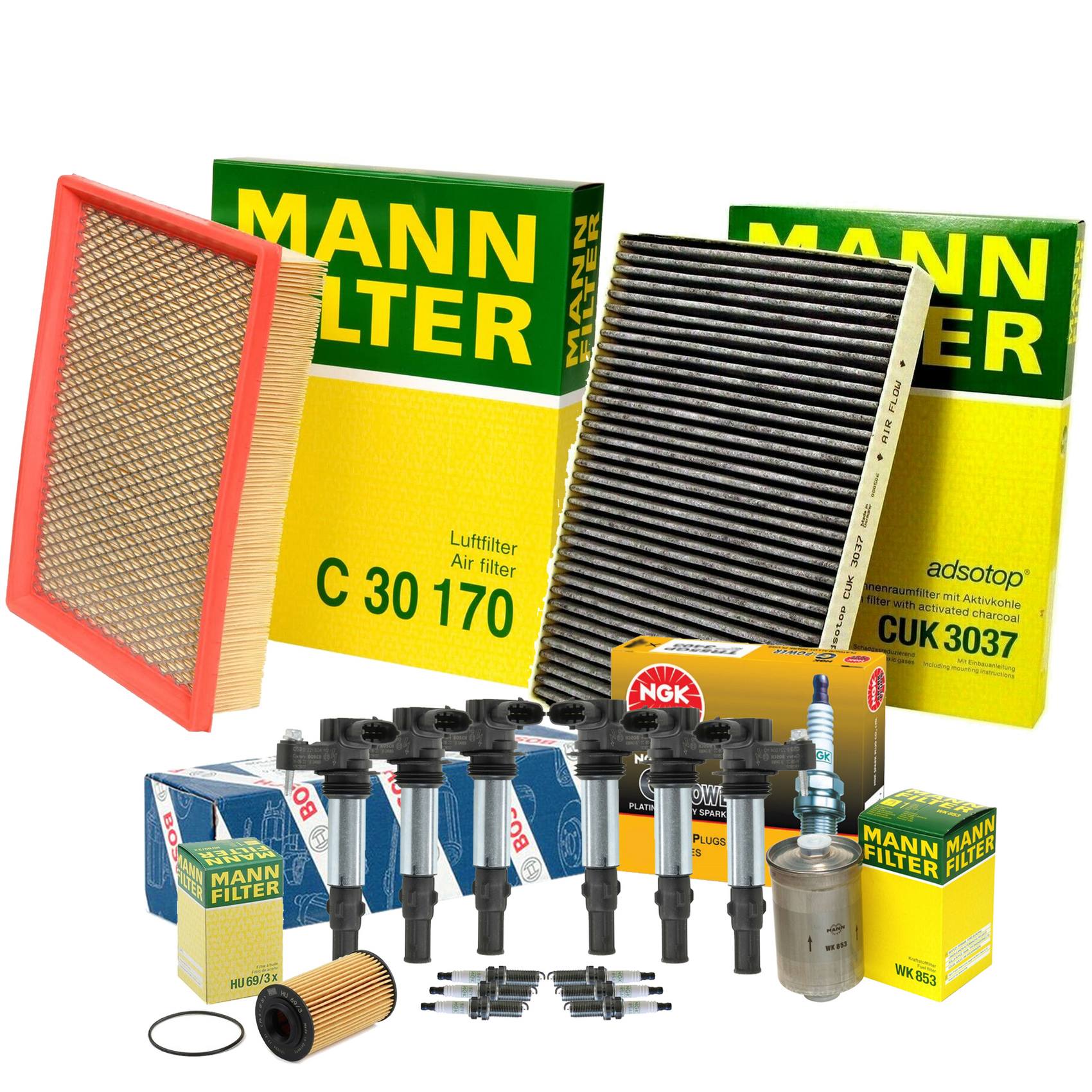 Ignition Tune-Up Kit Mann-Filter 4217014KIT Ignition Tune-Up Kit Mann-Filter 4217014KIT